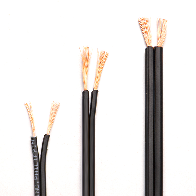 2 Core Copper Conductor Flat Flexible Electric Wires For Electric Electronic Equipment 