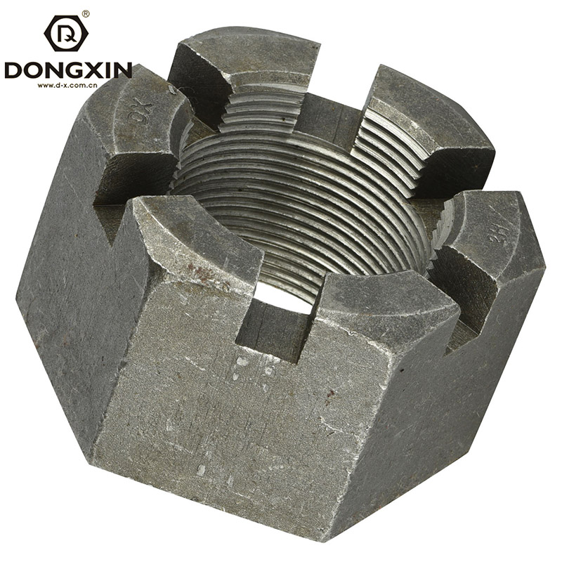 Hex Slotted Nut